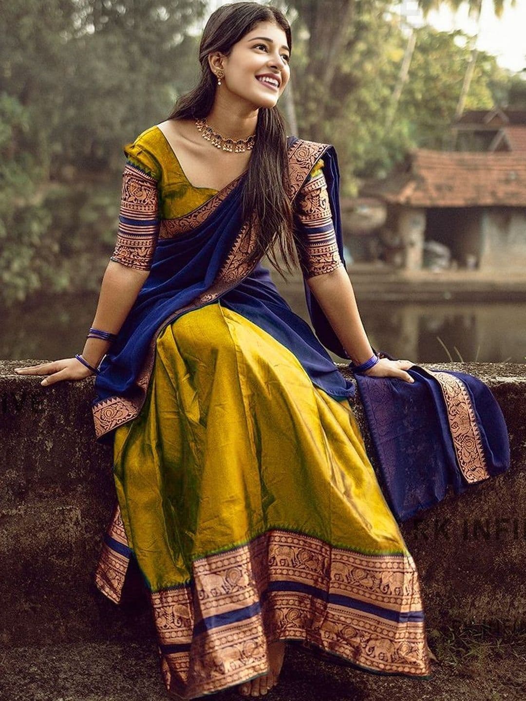 MANMOHITSAREE Unstitched Lehenga & Blouse With Dupatta - view 1