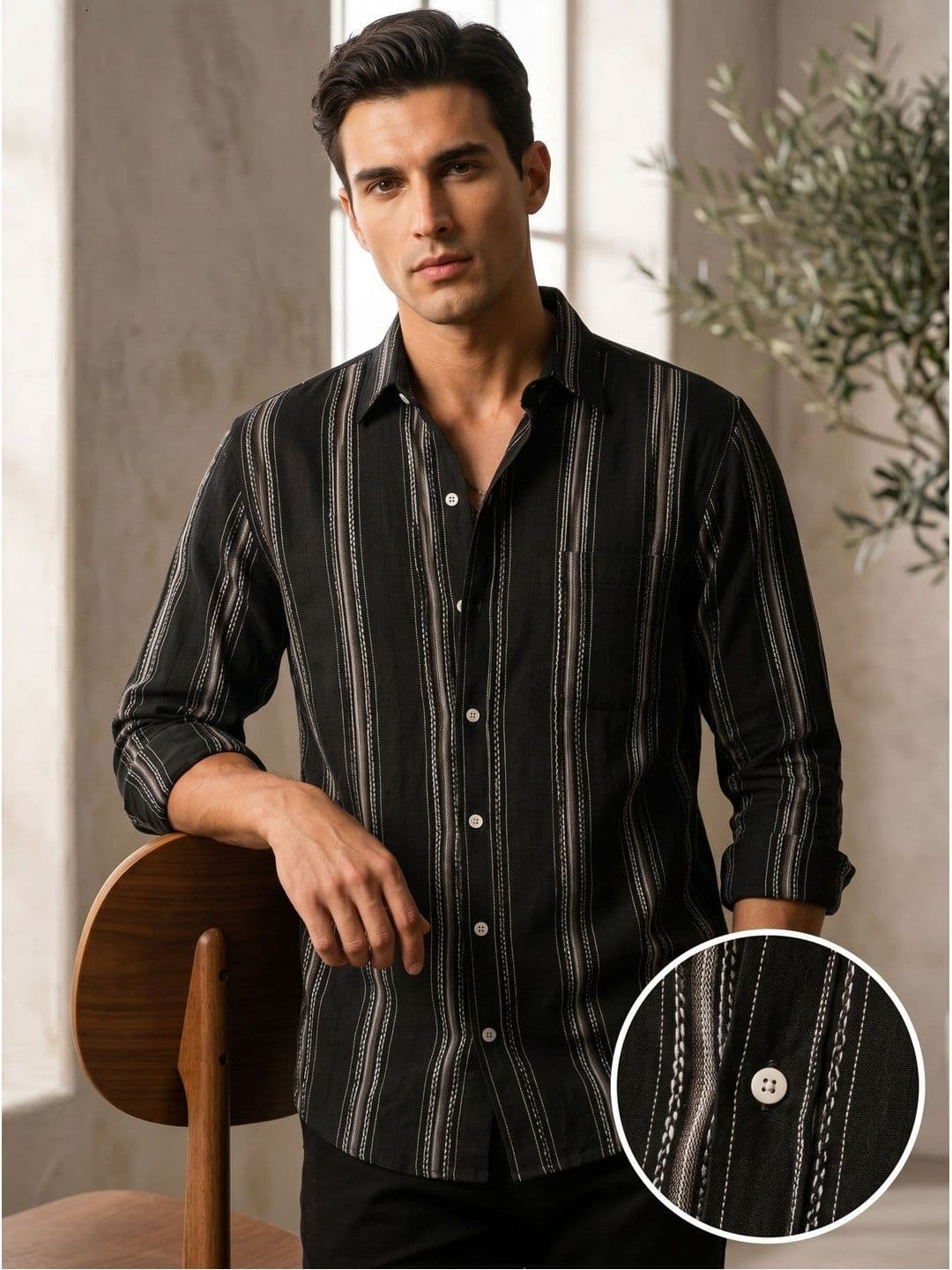 Roadster Men Striped Casual Shirt - view 1