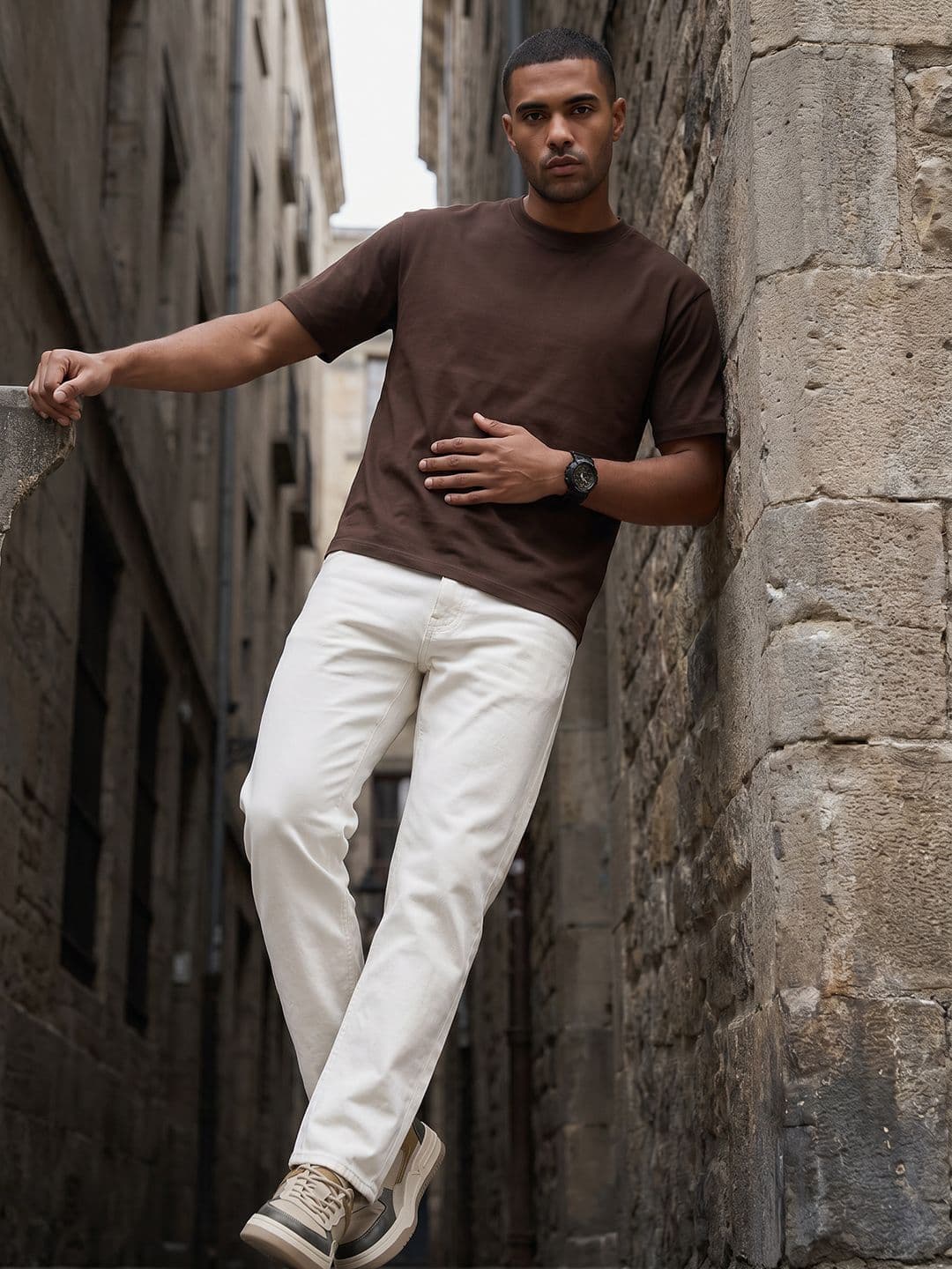 The Roadster Life Co. Men Coloured Straight Fit Jeans - view 1