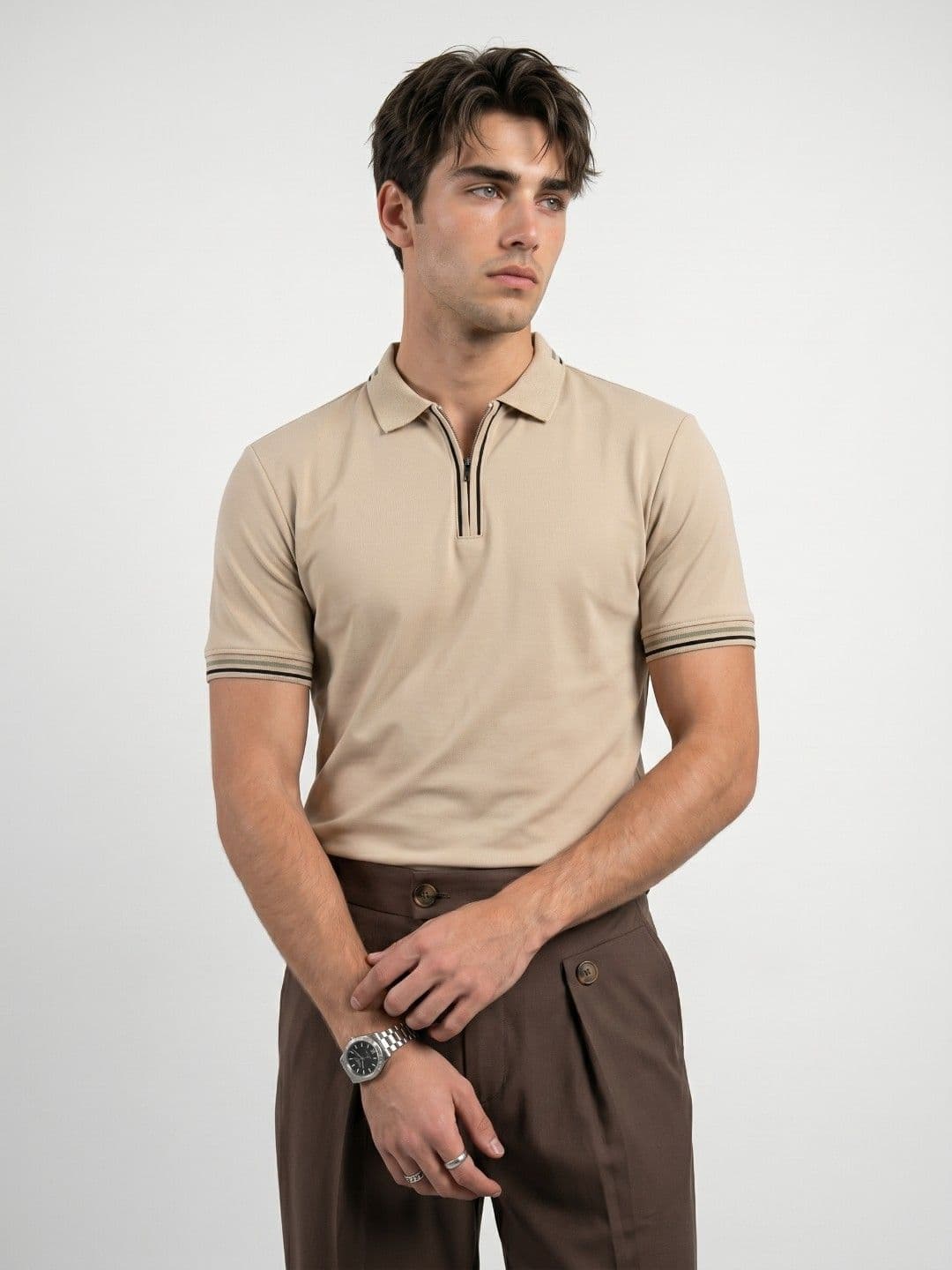OvrWrk Polo Collar Regular Fit T-shirt - view 1