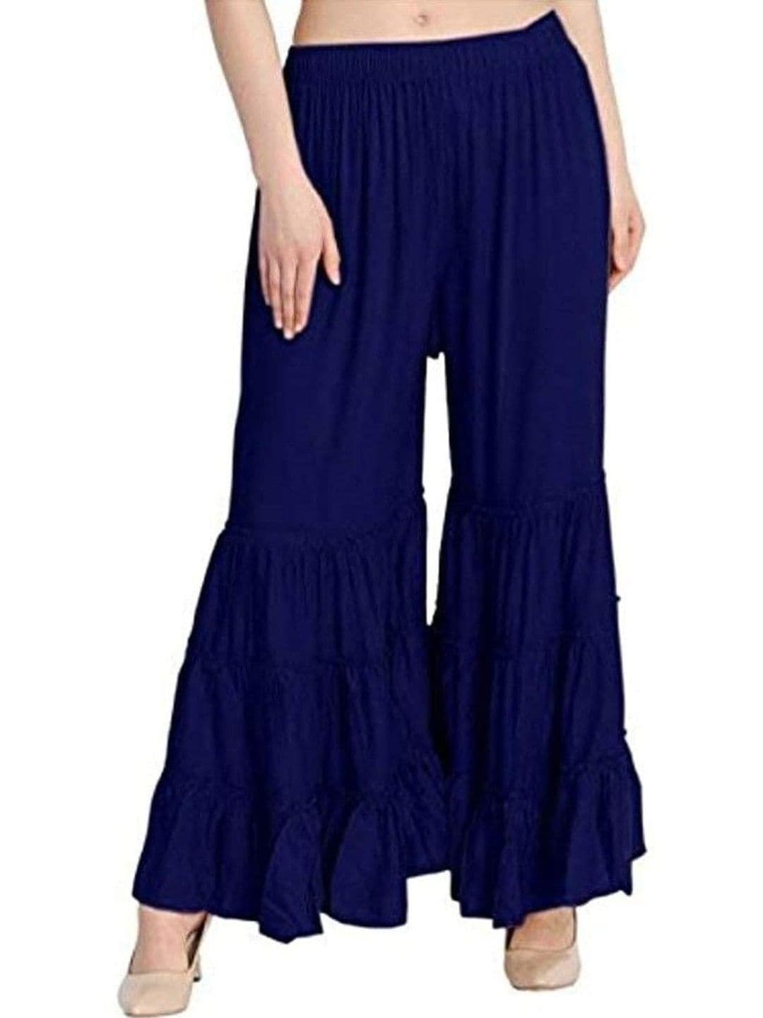 TNQ Women Flared Ethnic Palazzos - view 1