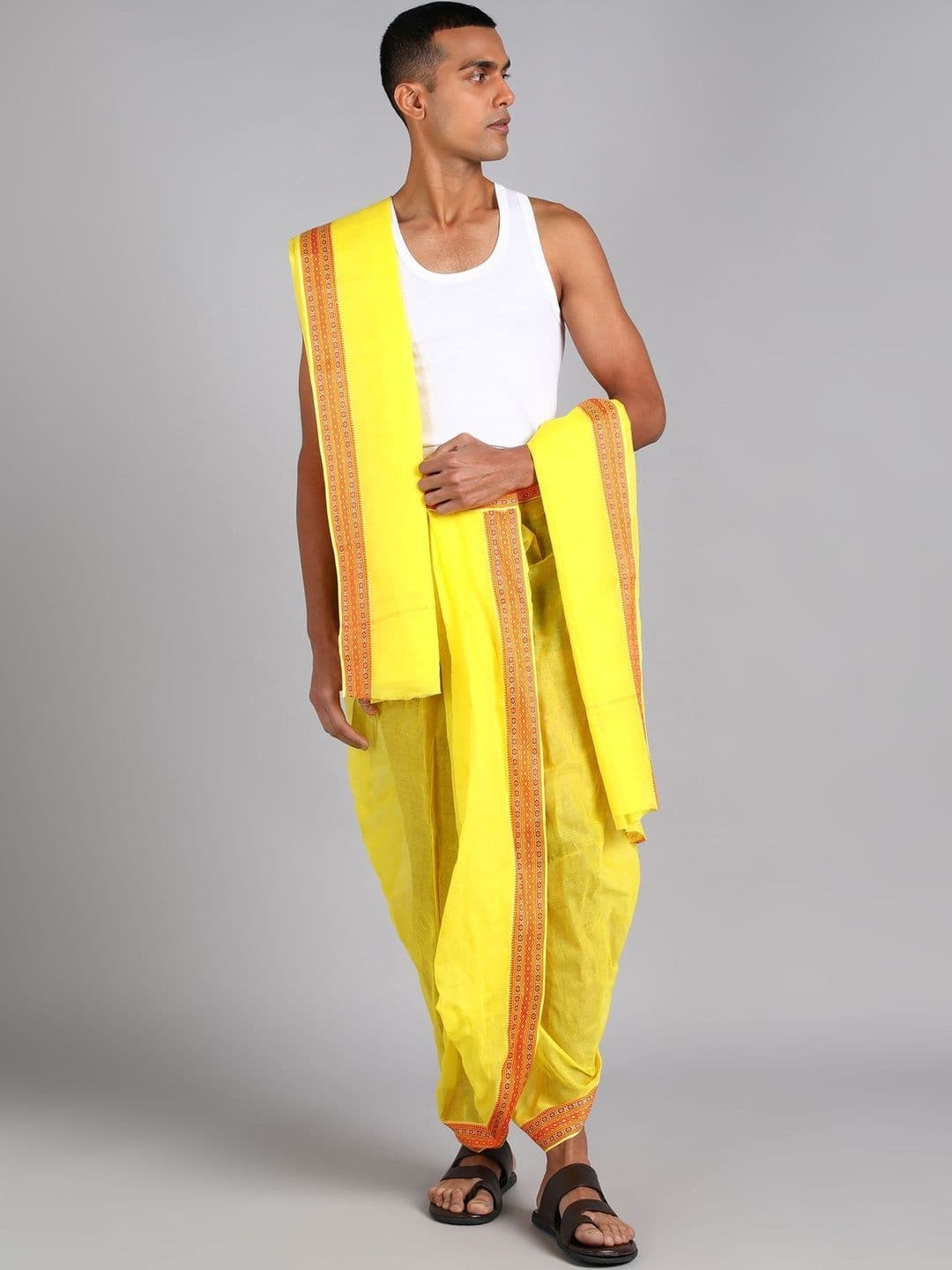 Sawariya handloom Men Cotton Dhoti Dhotis - view 1