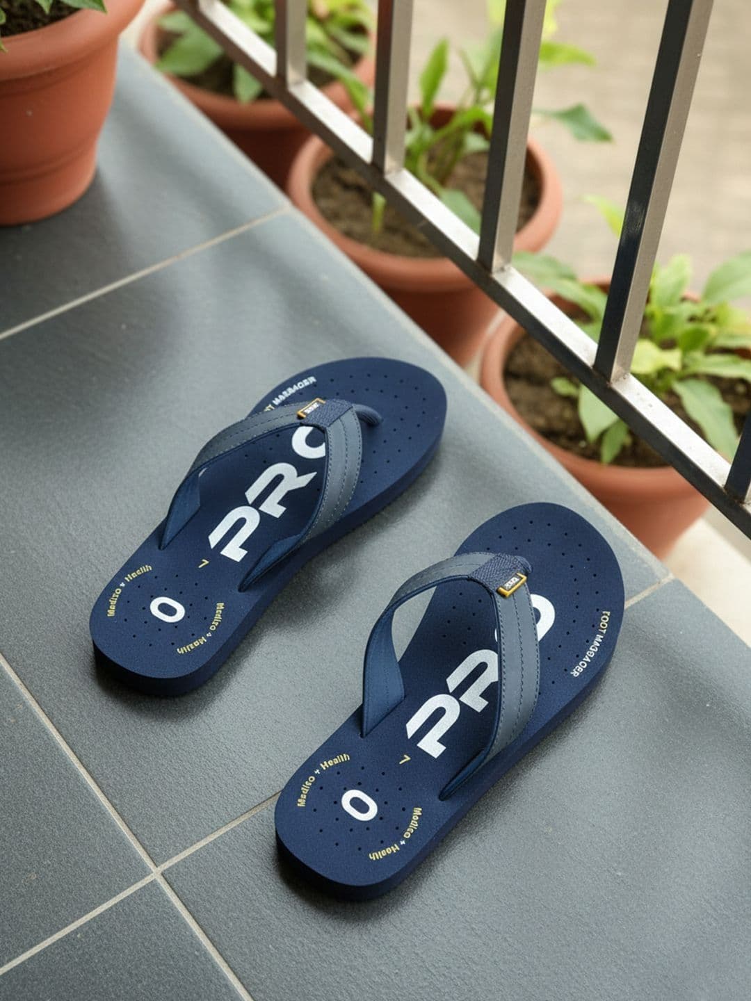 Khadims Men Printed Thong Flip-Flops - view 1