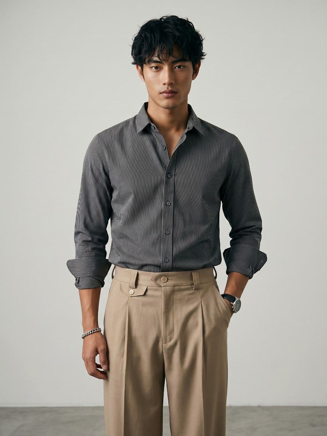OvrWrk Striped Regular Fit Casual Shirt - view 1