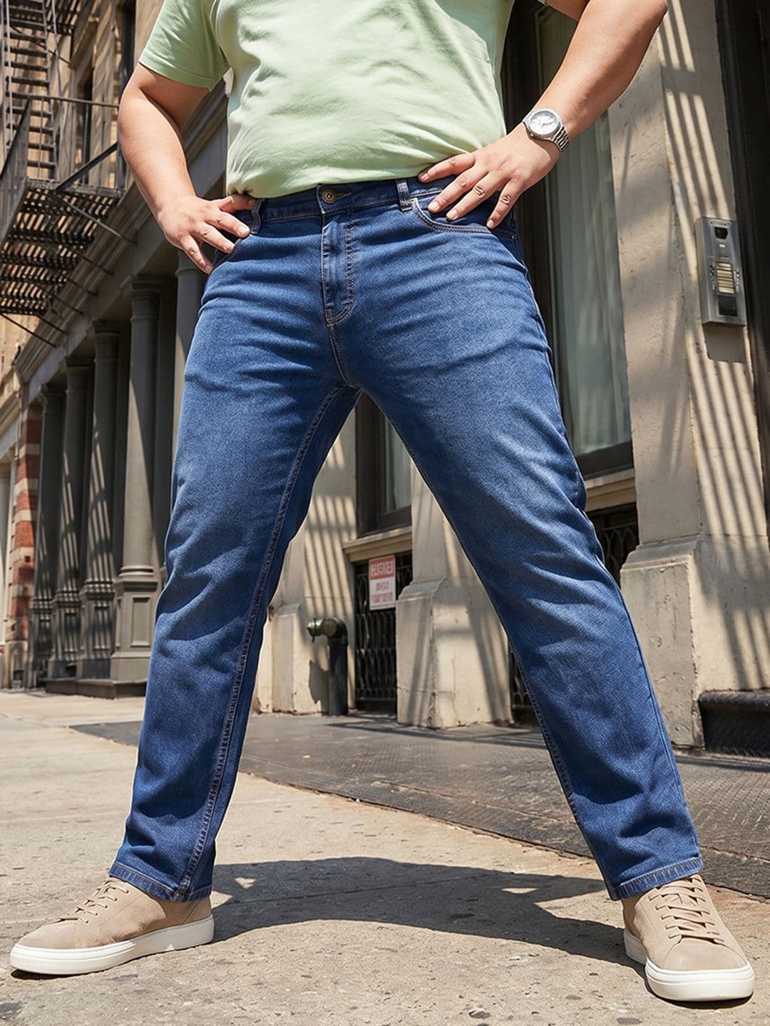 Sztori Men Plus Size Straight Fit Jeans