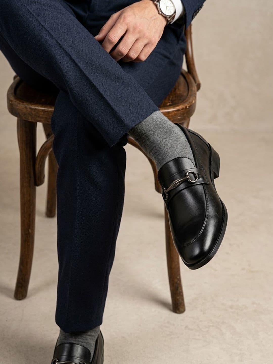HERE&NOW Men Pointed Toe Slip-On Loafers Formal Shoes - view 1