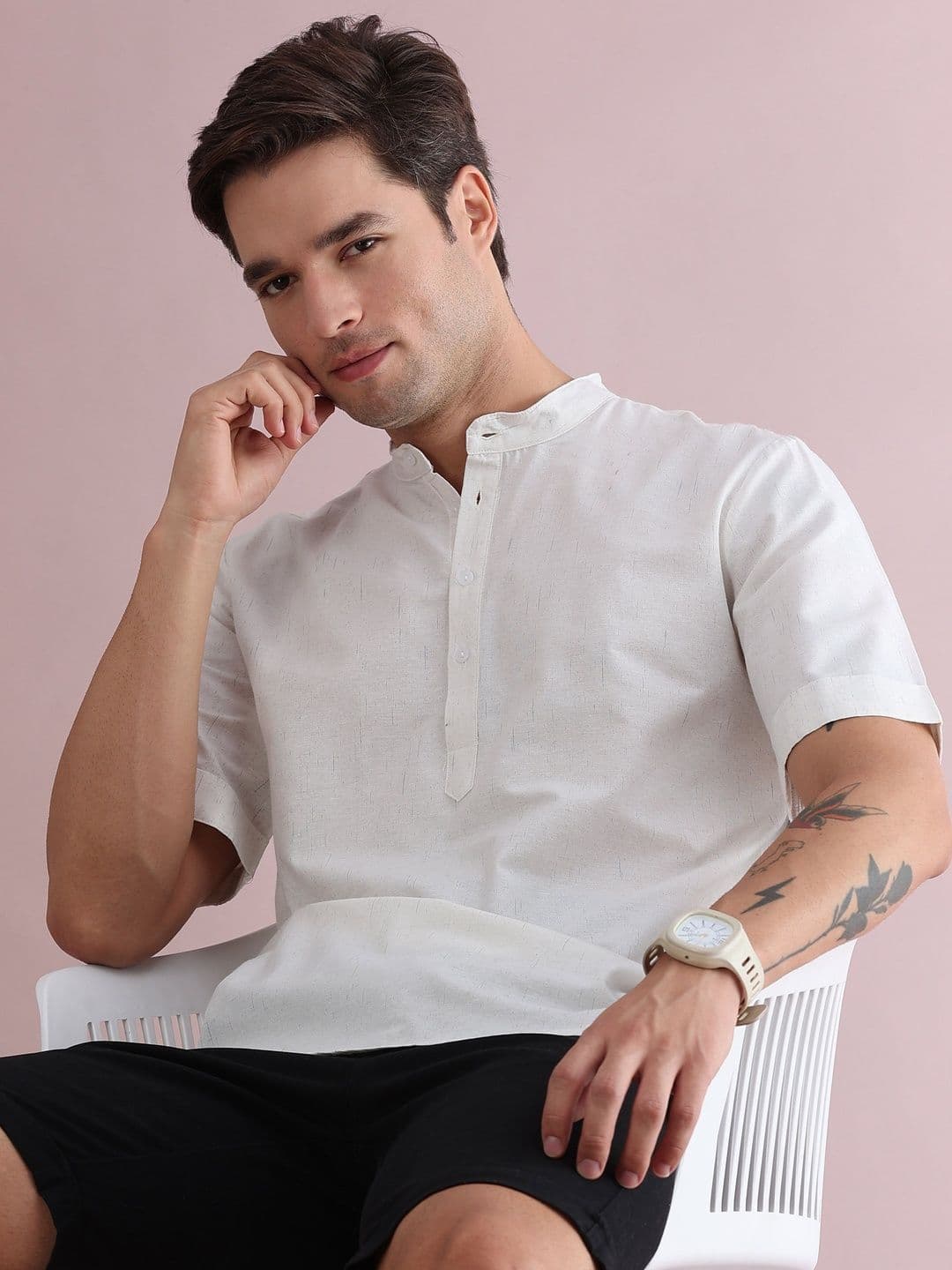 FILORI STUDIO Men White Kurta - view 1
