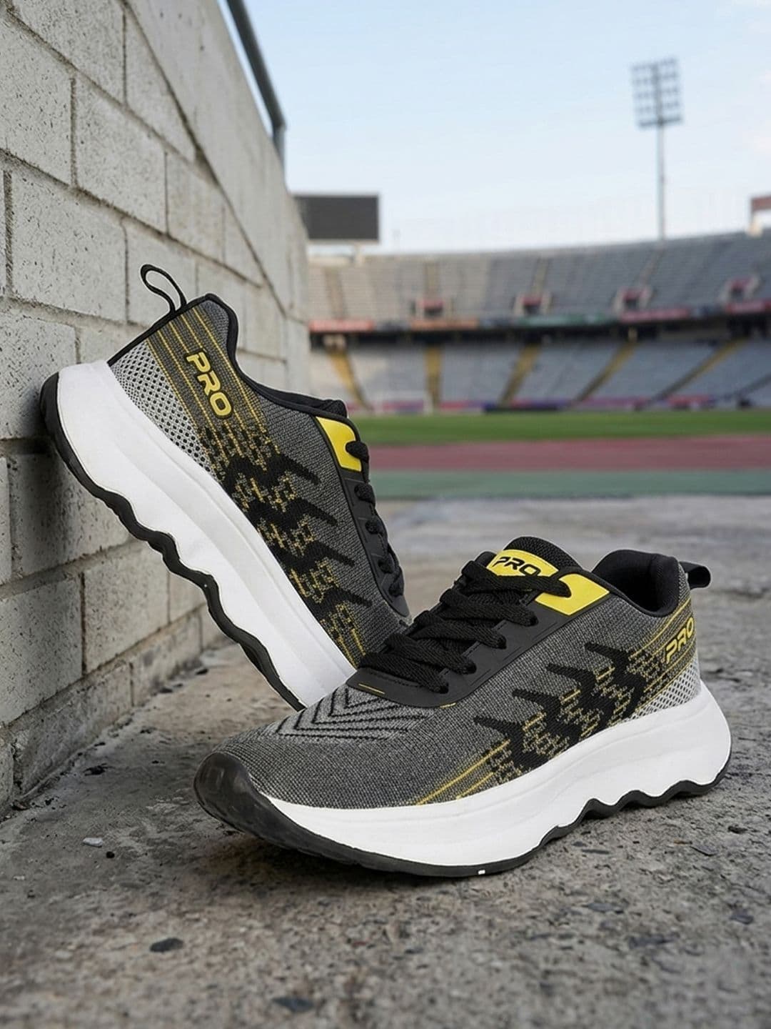 Khadims Men Textile Running Non-Marking Shoes - view 1