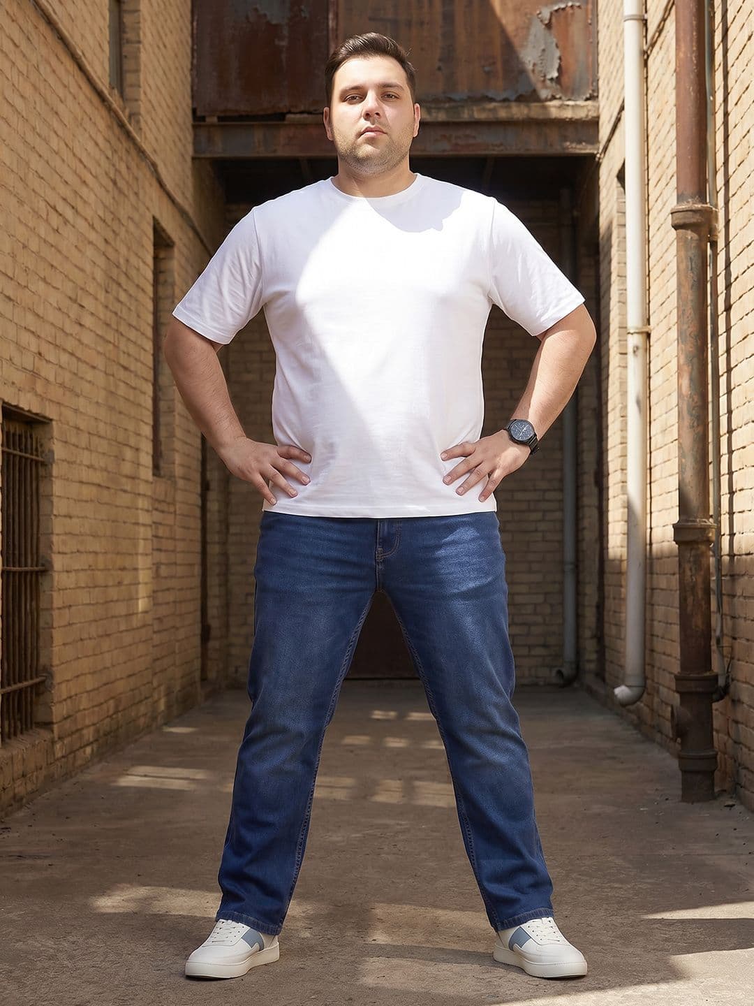 Sztori Men Plus Size Straight Fit Jeans