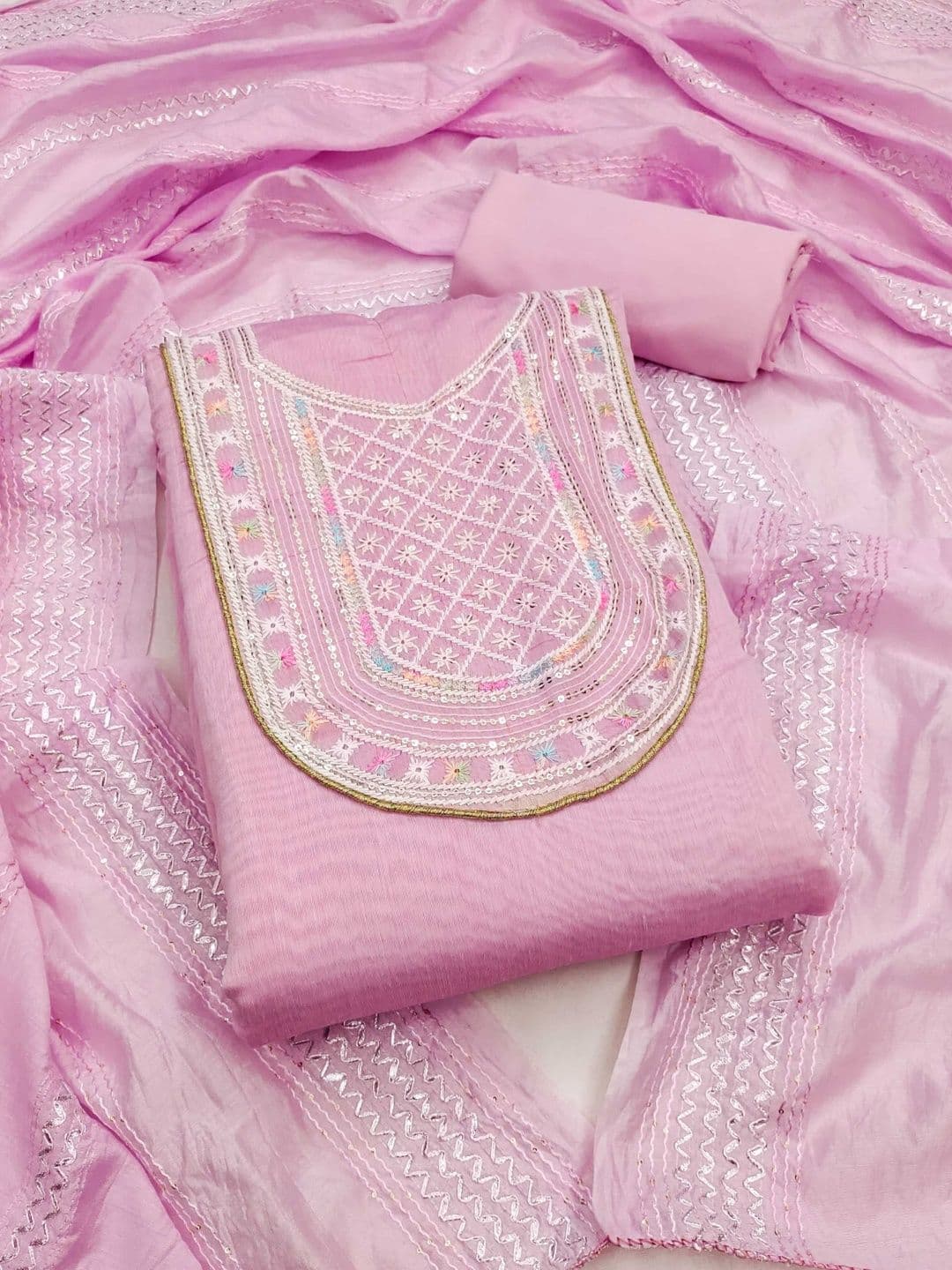 Moda Rapido Embroidered Unstitched Dress Material - view 1