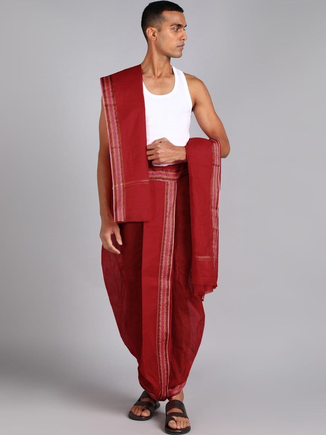 Shree shyam Handloom Men Cotton Dhoti Dhotis - view 1