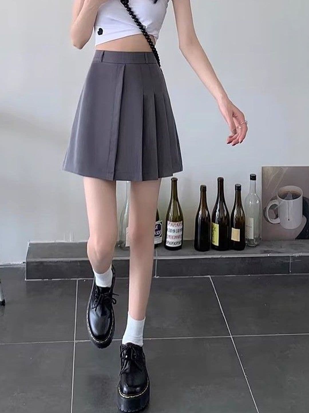 StyleCast Women Mini A-Line Skirt - view 1