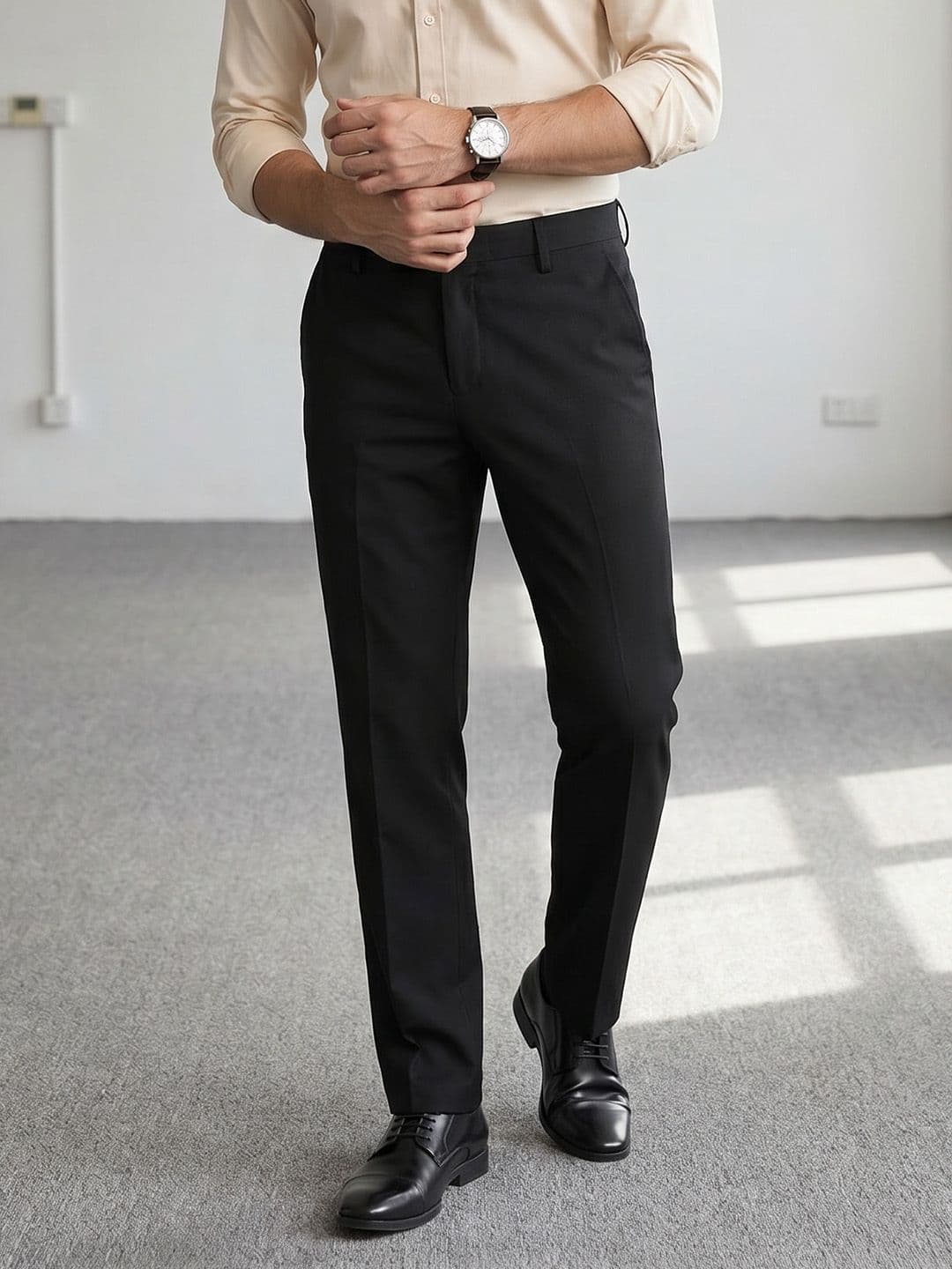 INVICTUS Men Slim Fit Formal Trousers - view 1