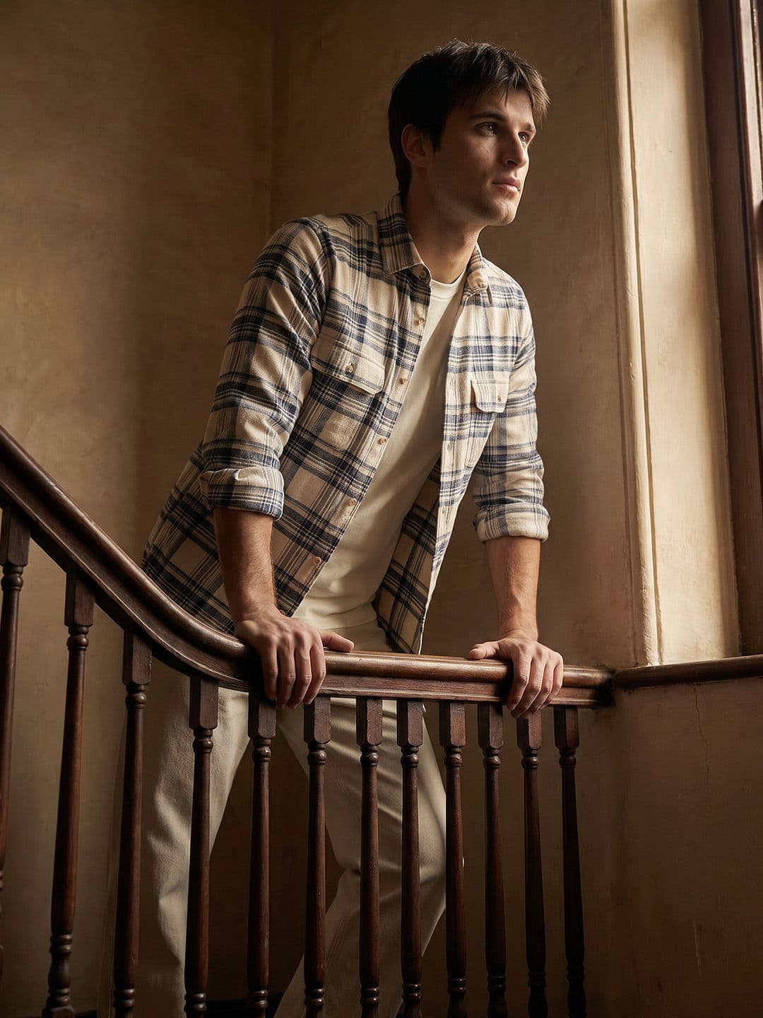 THE SHIRT CODE Tartan Checked Casual Shirt - view 1
