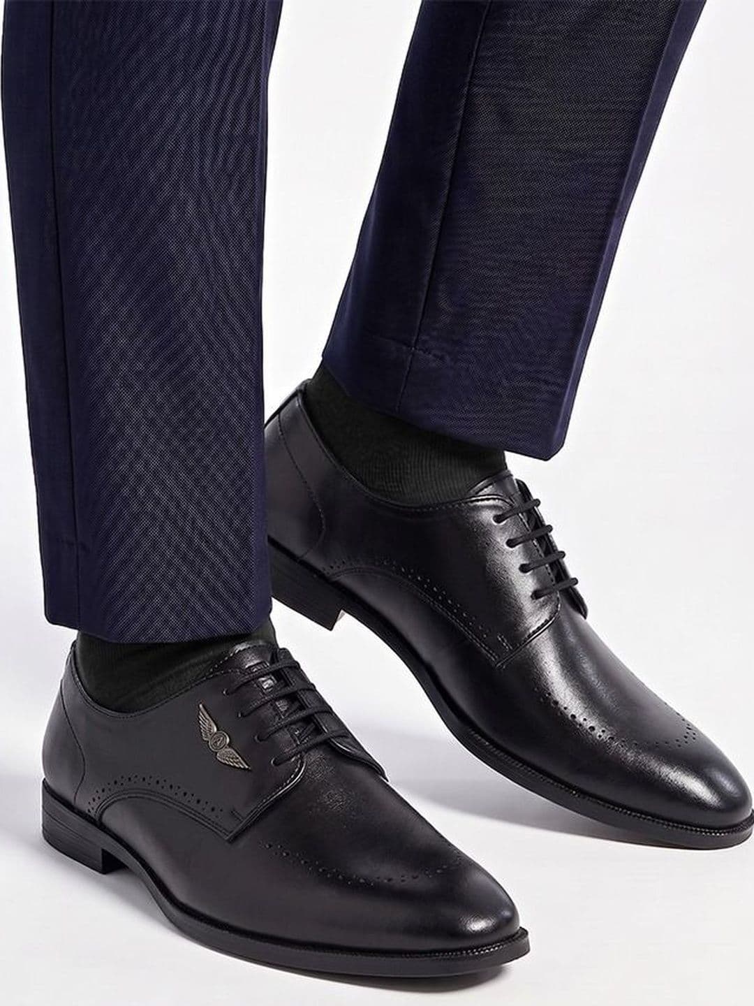 Alberto Torresi Men Round Toe Formal Derbys - view 1