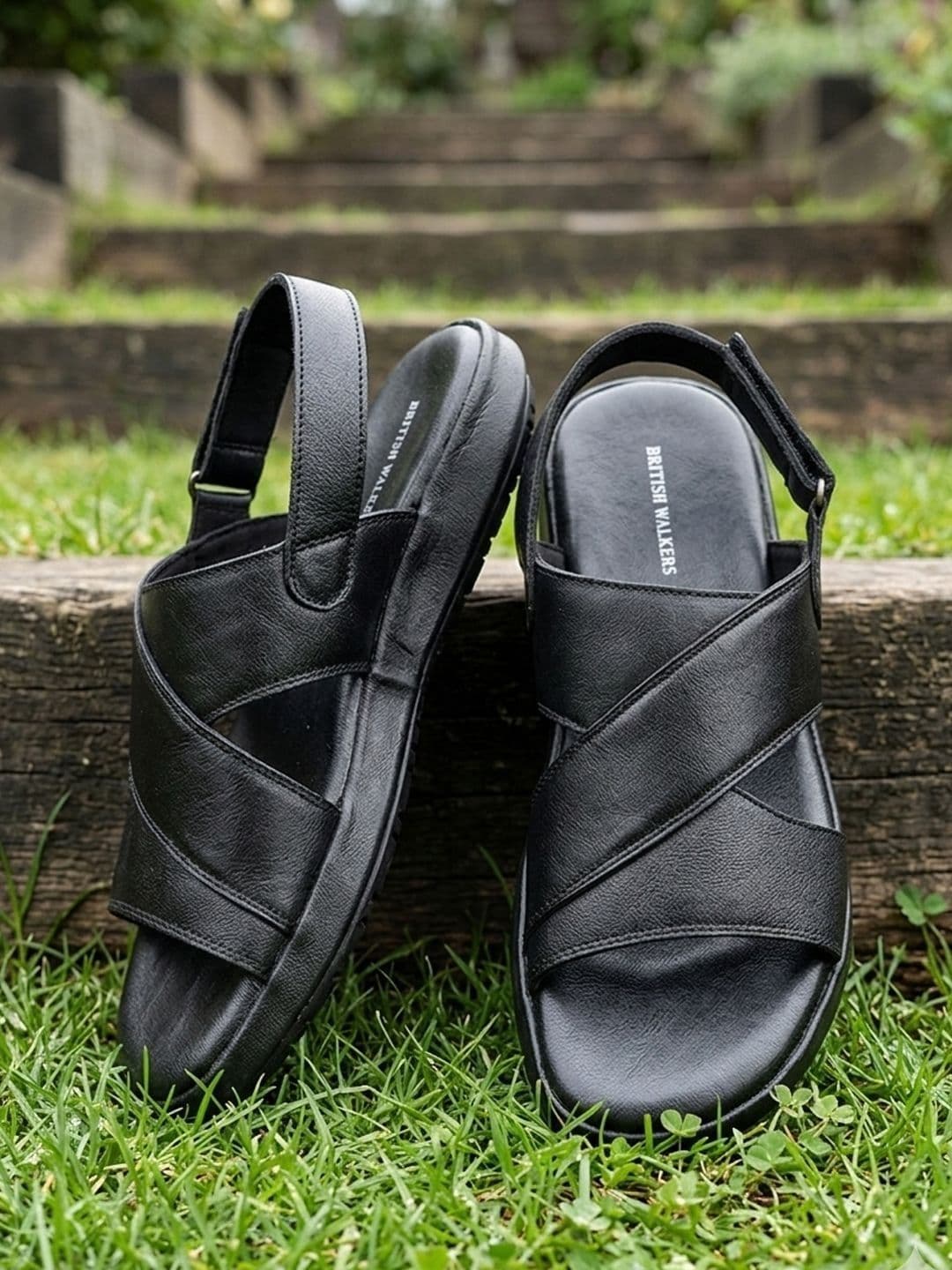 Khadims Men Leather Comfort Sandals - view 1