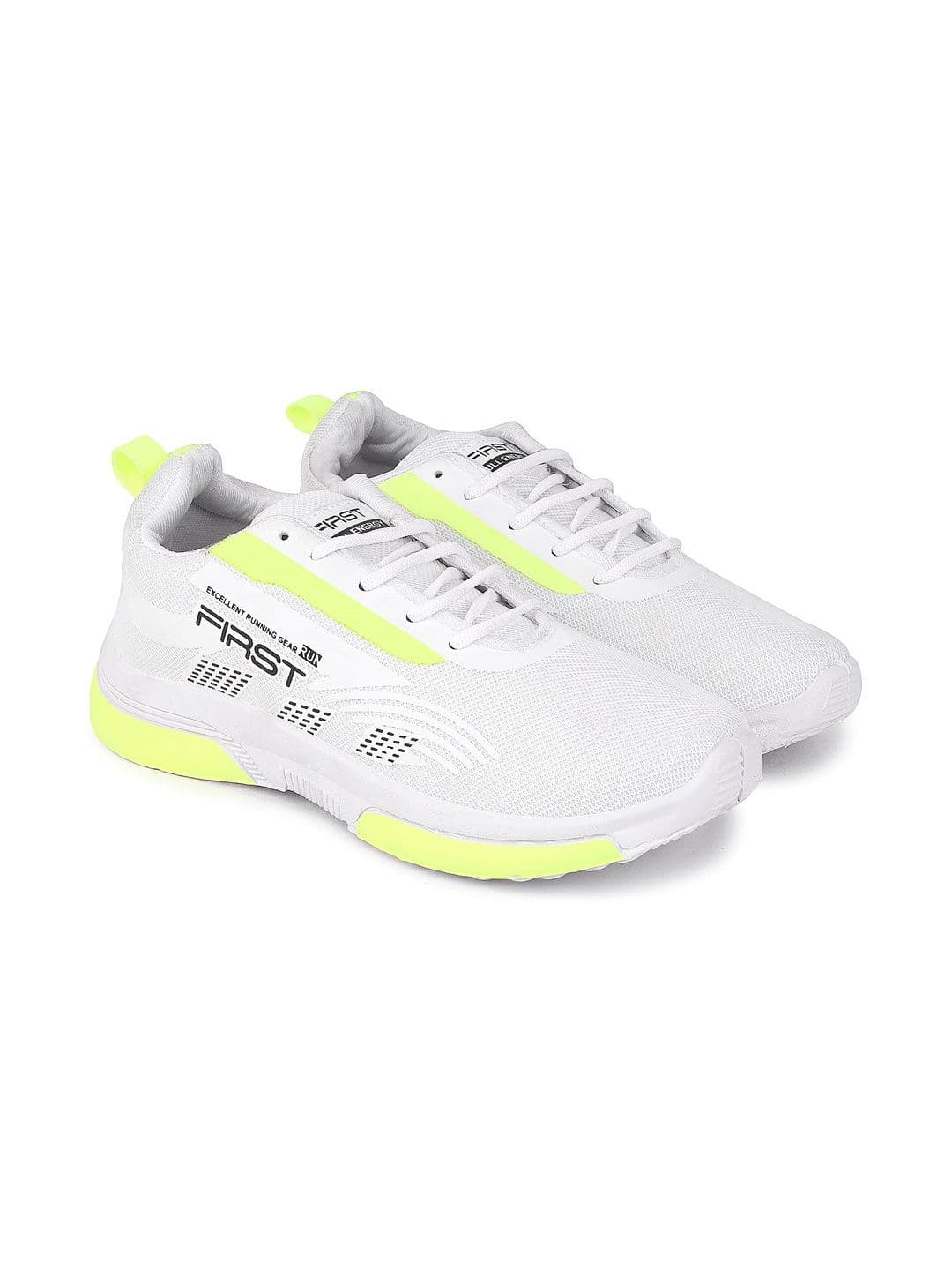 Vortek Men Mesh High-Top Running Non-Marking Shoes - view 1