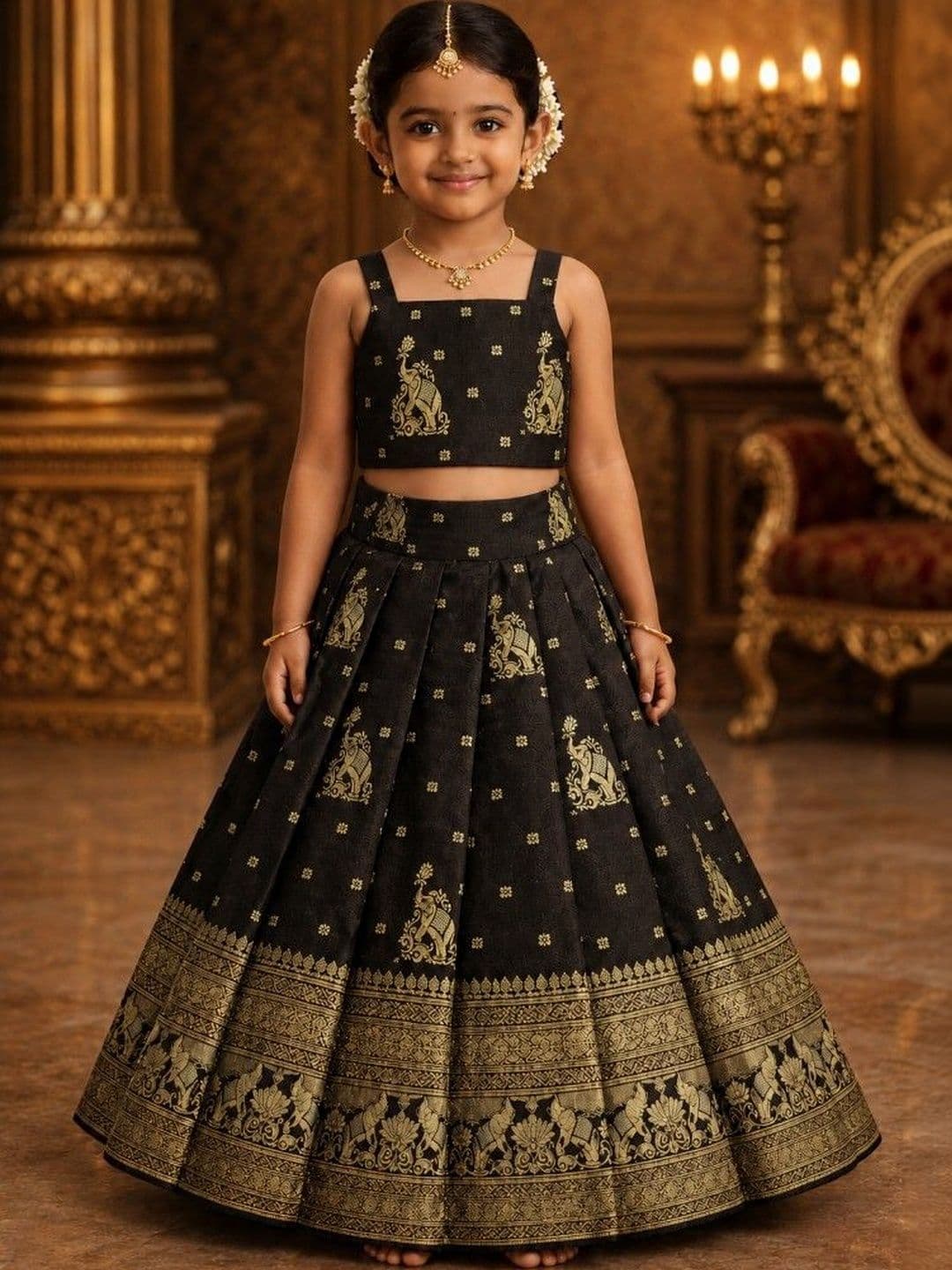 amzira Girls Ready to Wear Lehenga & - view 1