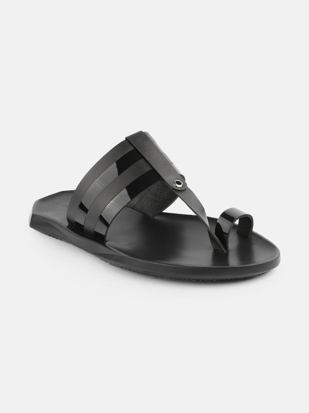 Metro Men Striped Thong Flip-Flops - view 1
