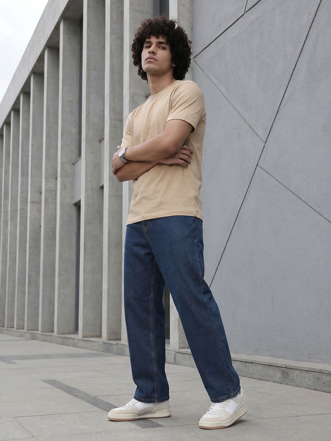 The Roadster Life Co. Men Relaxed Fit Clean Look Jeans - view 1