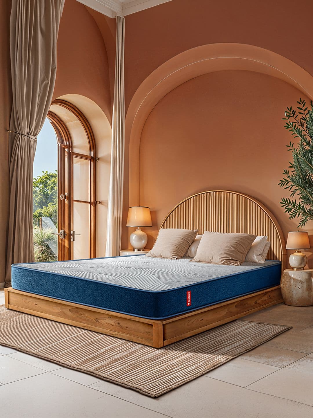 Duroflex LiveIn Orthopedic Memory Foam 5" Single Medium Firm Mattress (75x36 Inch) - view 1