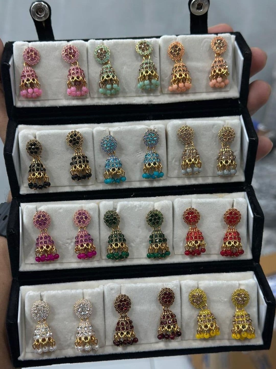 ANTICO Dome Shaped Jhumkas Earrings - view 1