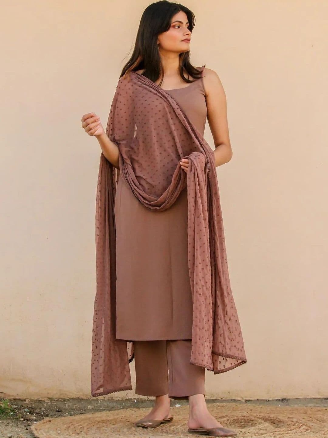 The Velsy Women Regular Kurta with Trousers & With Dupatta - view 1