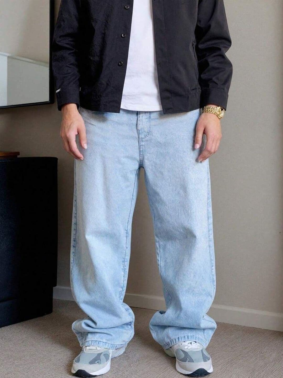 YAMEETFIT Men Jean Straight Fit Mid-Rise Jeans - view 1