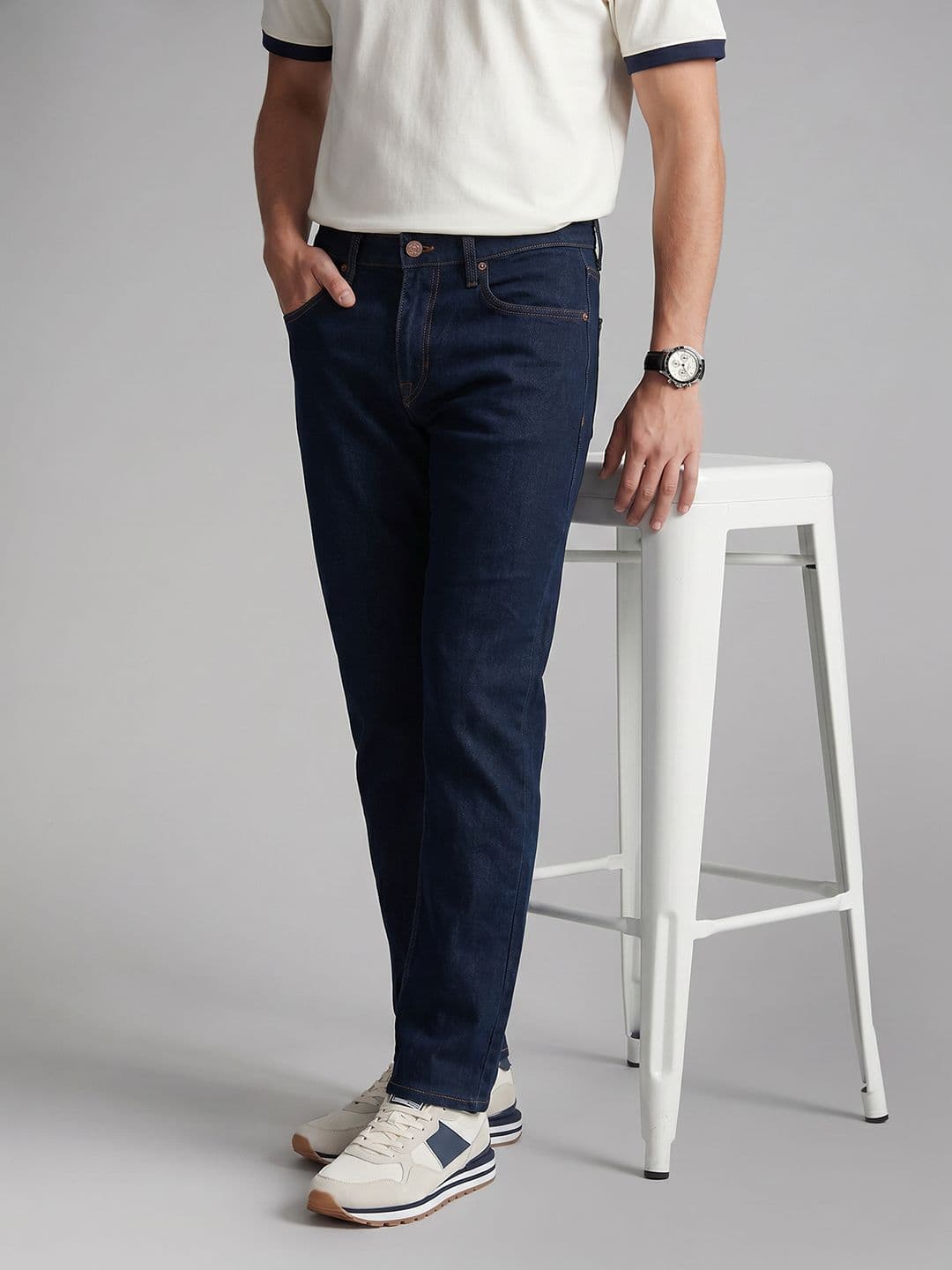 U.S. Polo Assn. Denim Co. Men Slim Tapered Fit Stretchable Jeans - view 1