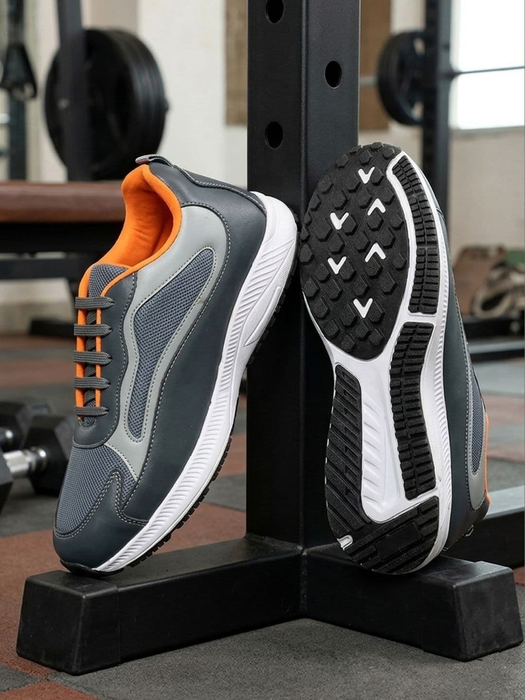 Khadims Men Lazard Walking Non-Marking Lace-Up Sports Shoes - view 1