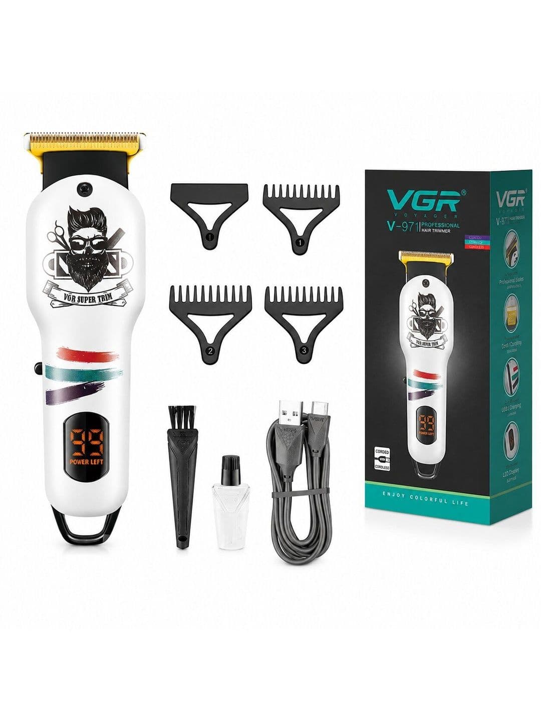 VGR V-971 Rechargeable Hair Trimmer - view 1