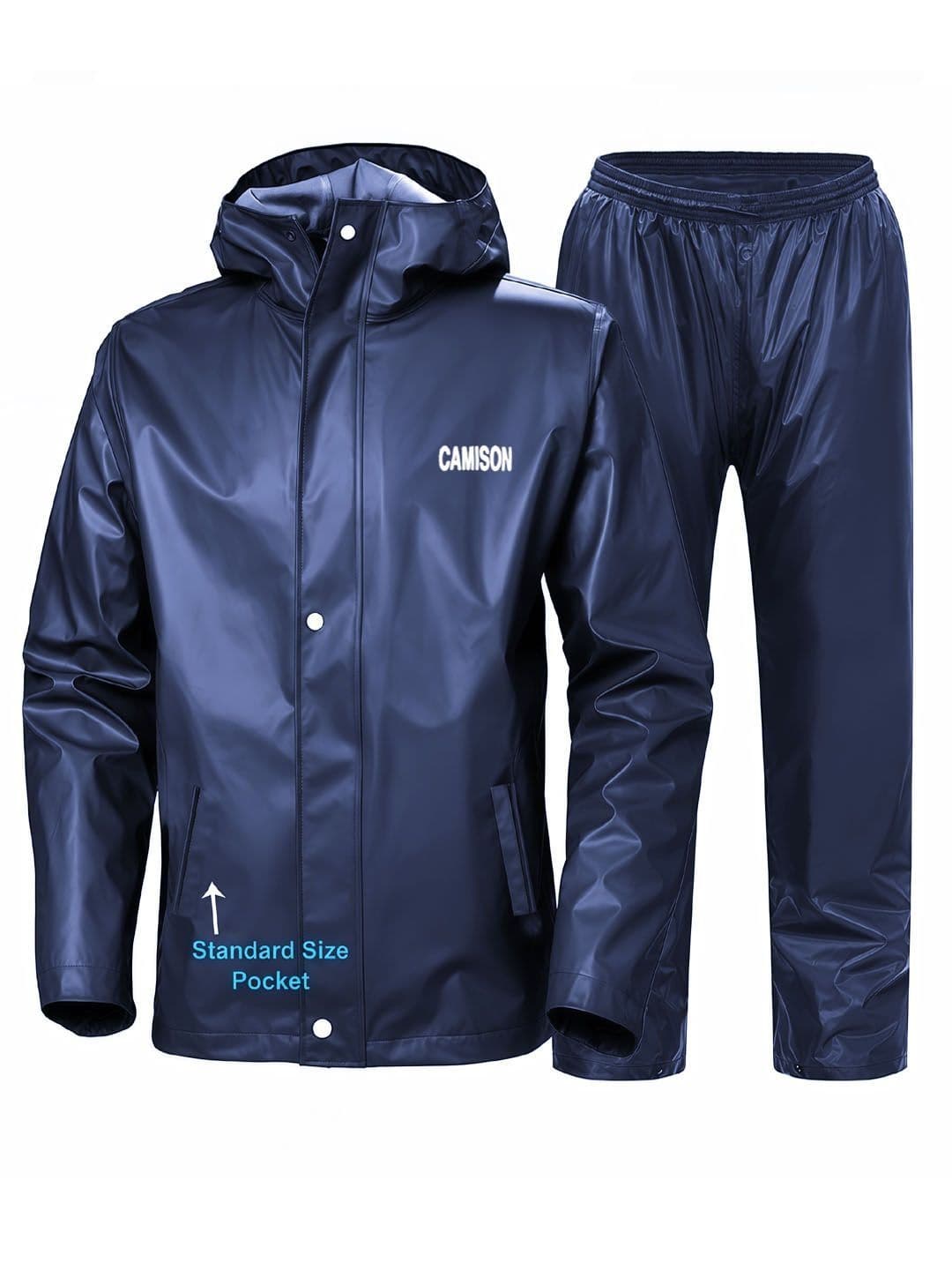 CAMISON Hooded Rain Jacket - view 1