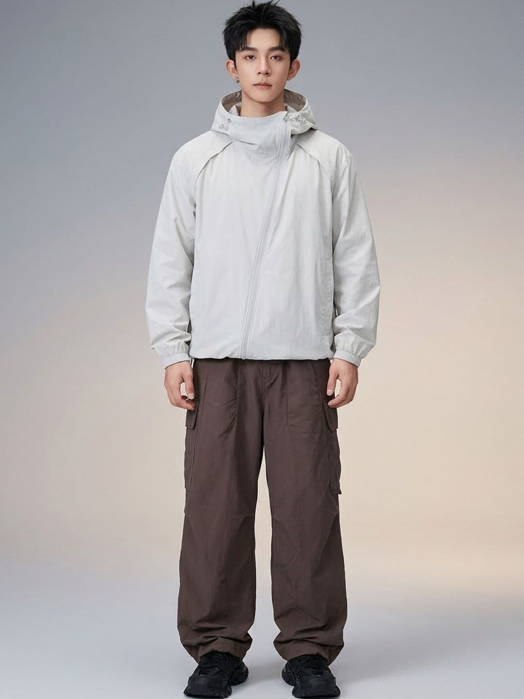 ATELIER REBEL Men Lightweight Outdoor Sporty Jacket - view 1