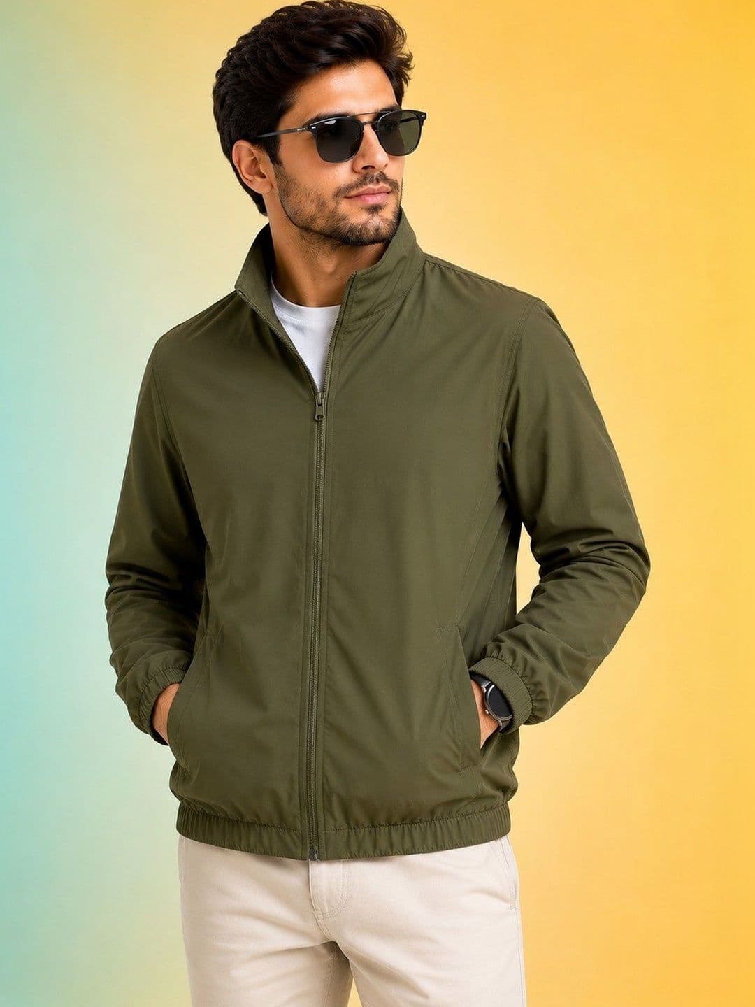 JKT Men Lightweight Running Bomber Jacket - view 1