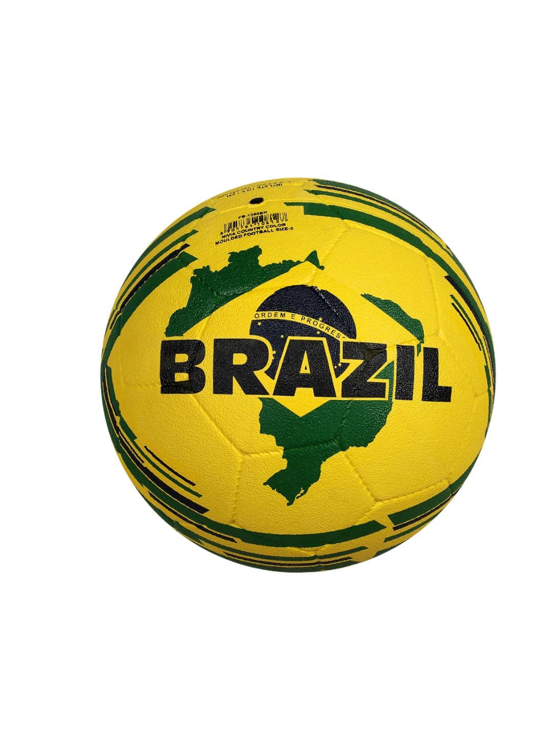 NIVIA Country Colour (Brazil) Rubber Moulded Football Size-3 - view 1