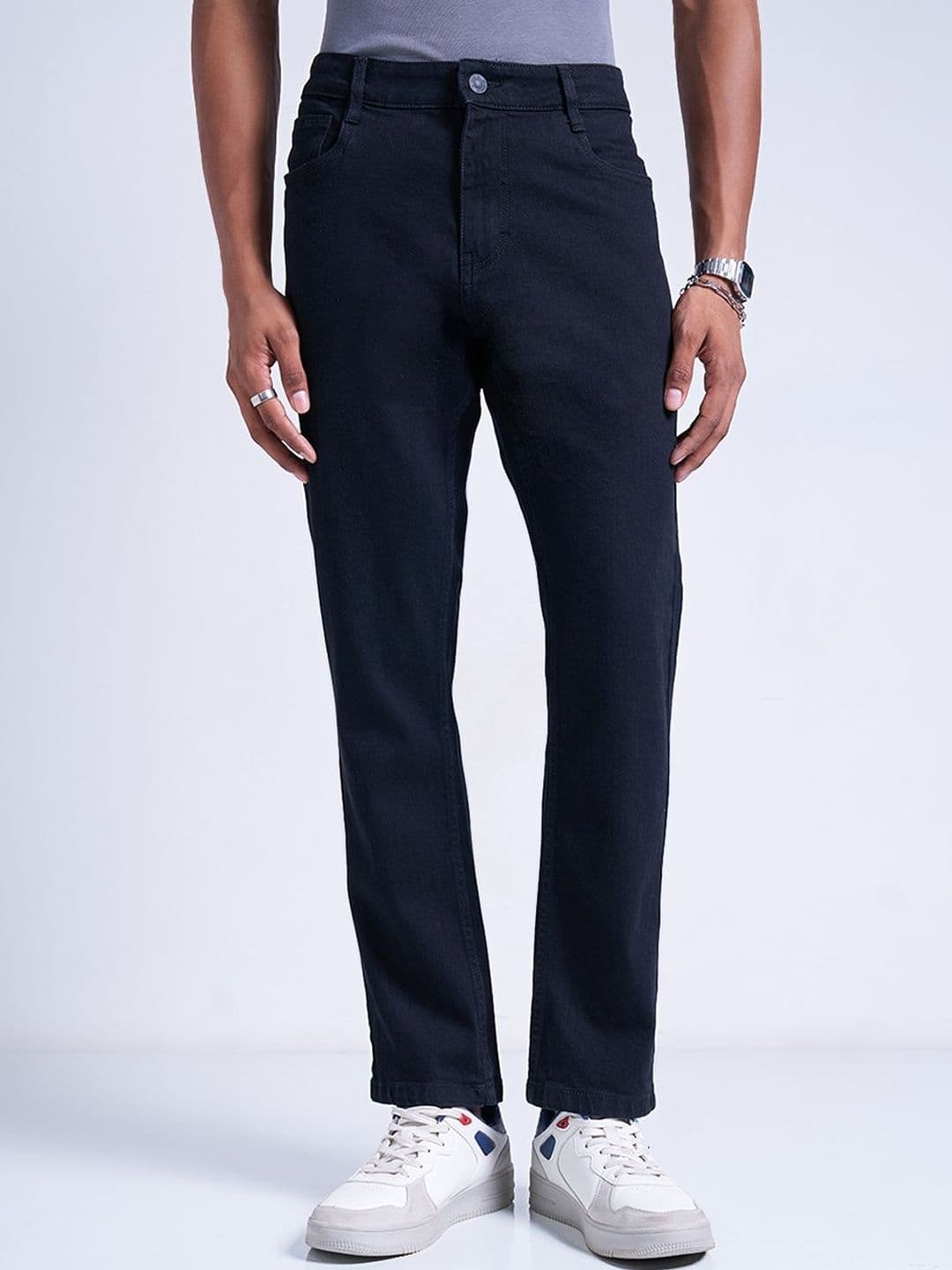 SF JEANS by Pantaloons Men Slim Fit Mid-Rise Jeans - view 1