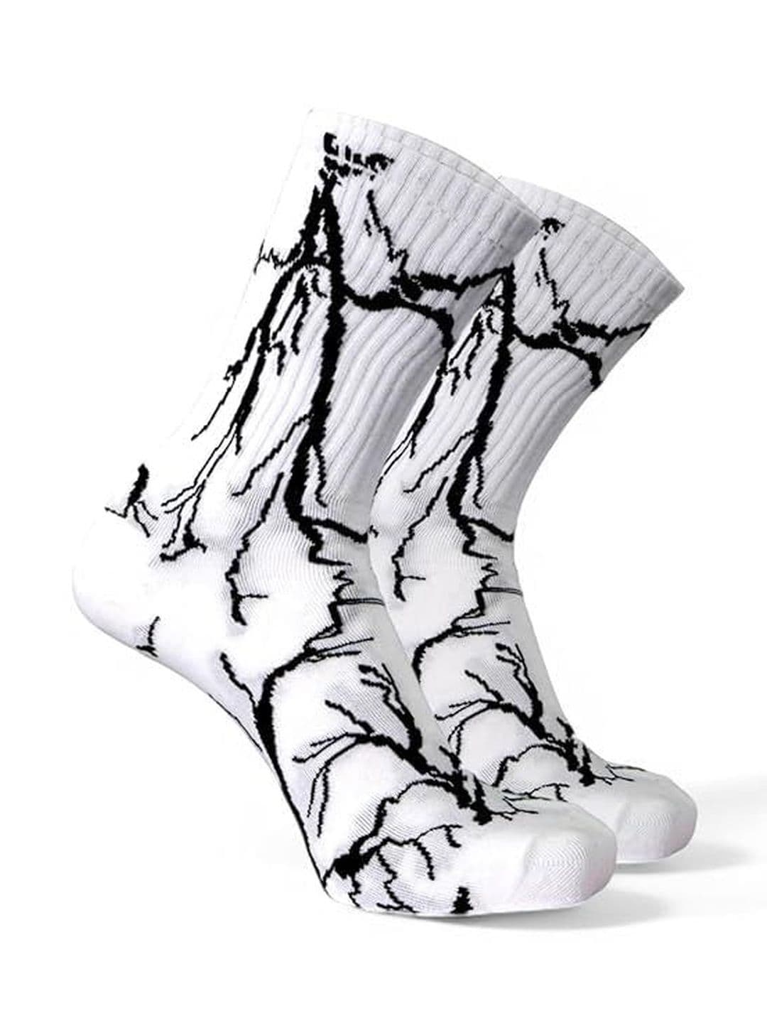 HOLEY SOCKS Unisex Cotton Patterned Calf Length Socks - view 1