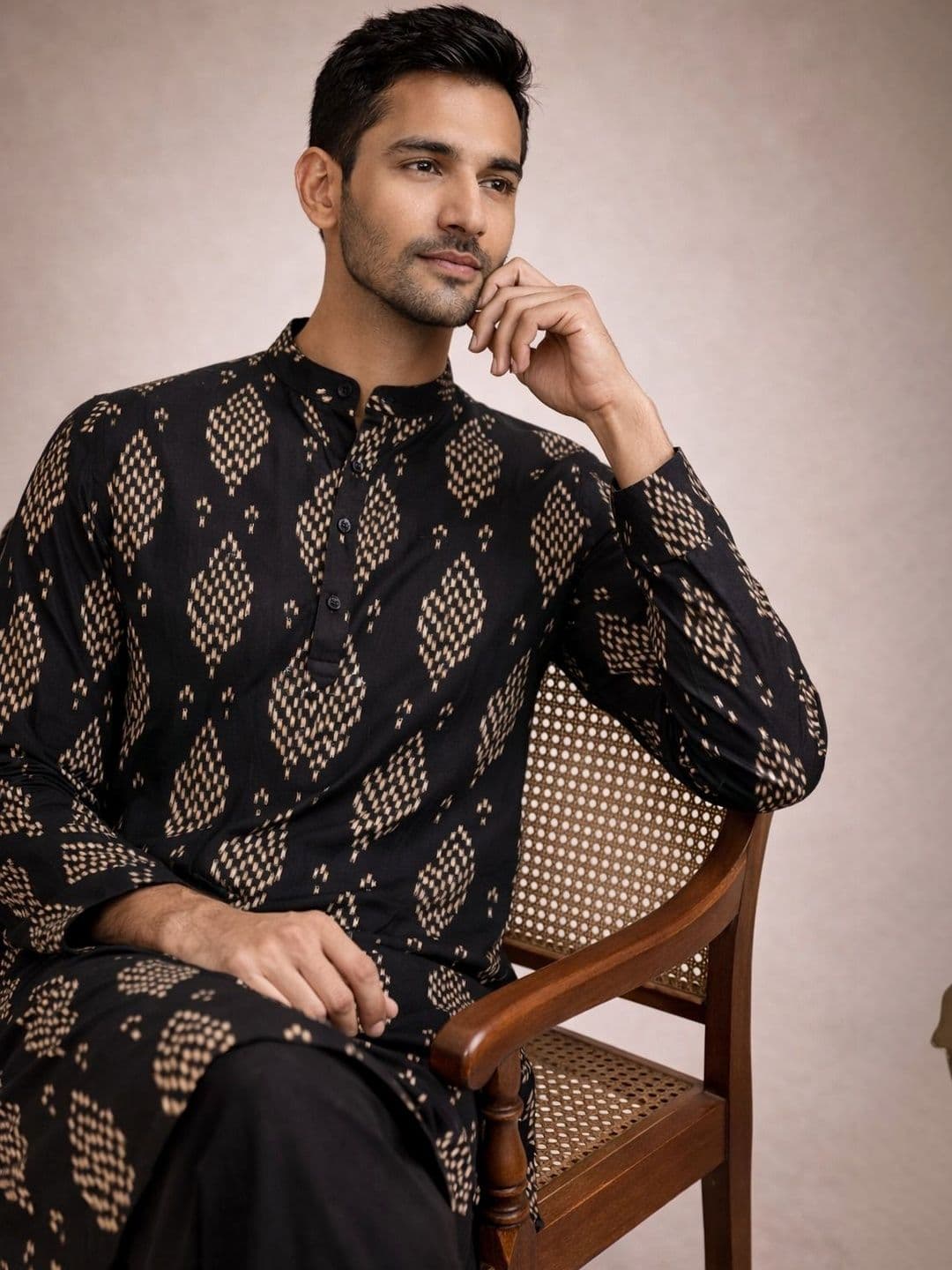 Anouk Men Ethnic Motifs Kurta - view 1