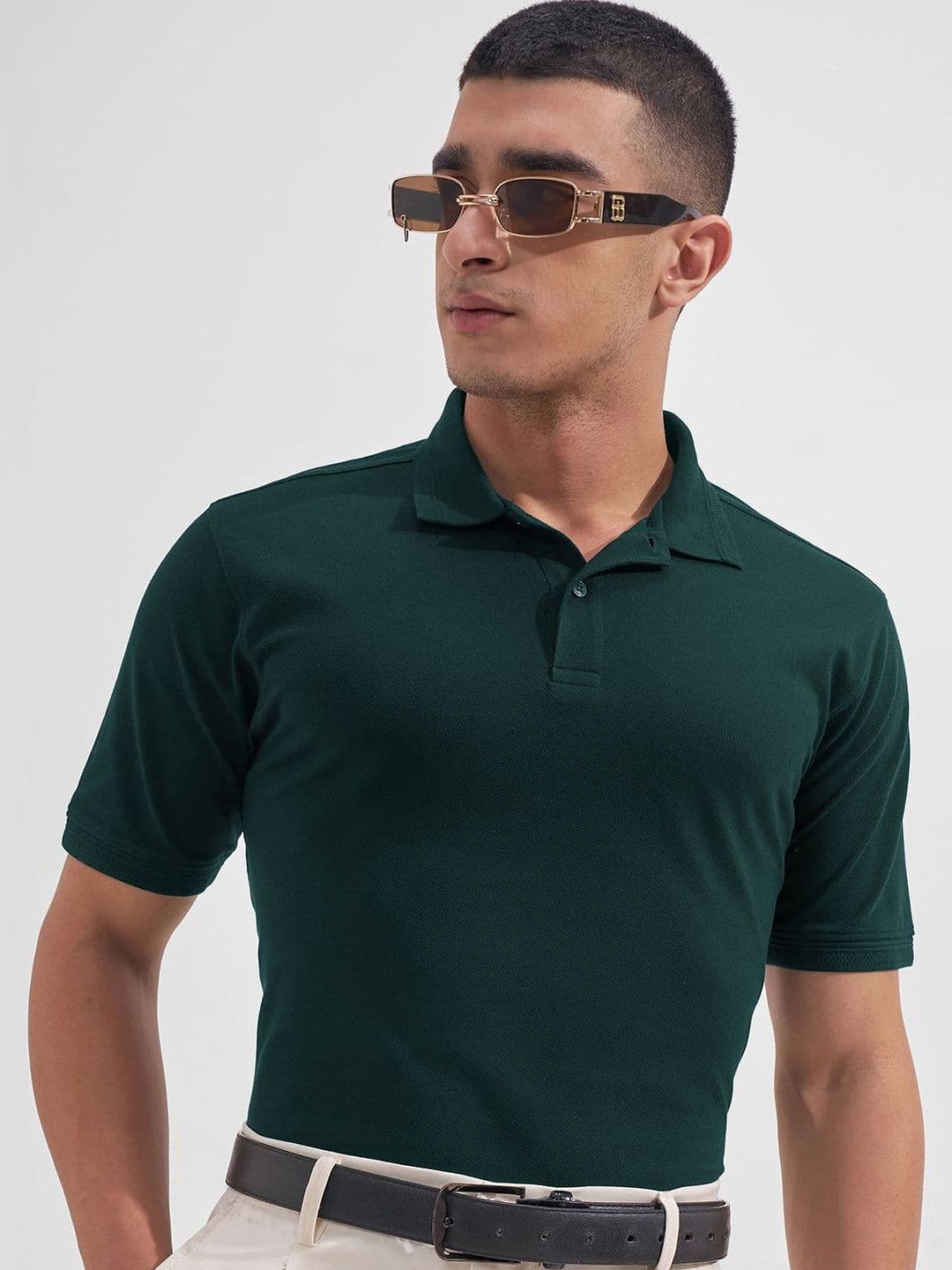 HIGHLANDER Men Polo Collar T-shirt - view 1