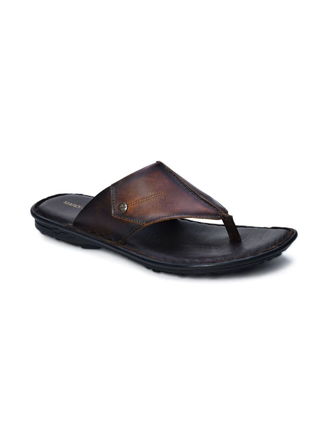 Mardi Gras Men Leather Shoe-Style Sandals - view 1