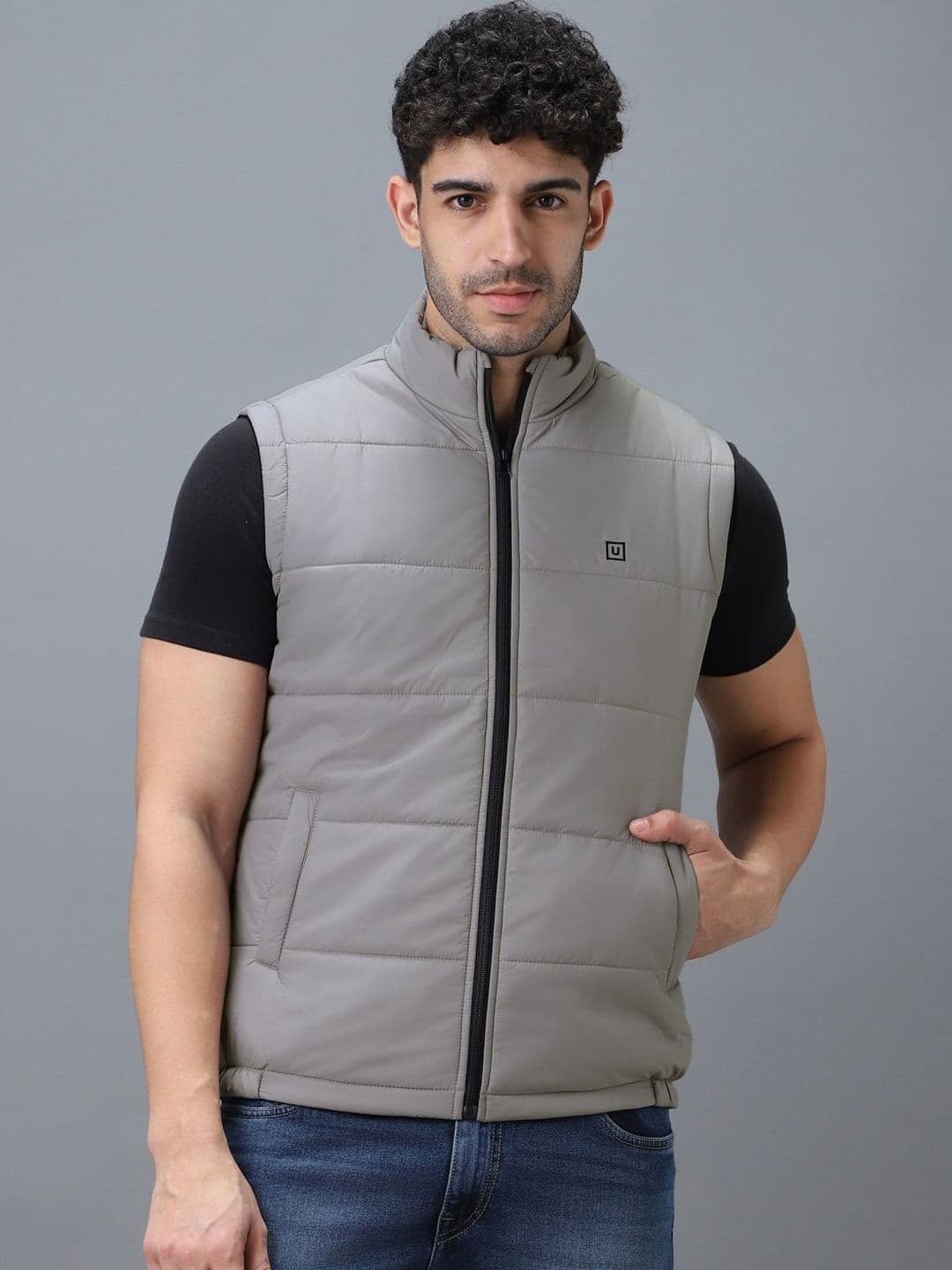 Urbano Fashion Men Gilet Puffer Jacket - view 1
