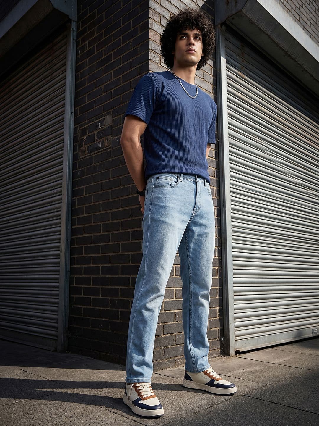 The Roadster Life Co. Relaxed Fit Light Fade Stretchable Jeans - view 1
