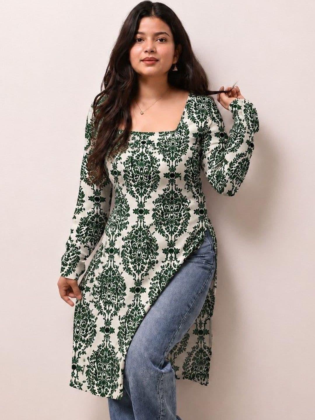 ANUTTARA FASHIONS Women Ethnic Motifs Printed Kurta - view 1