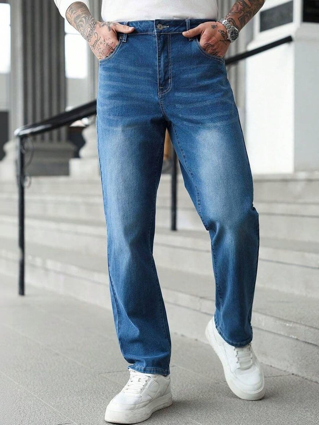 YAMEETFIT Men Jean Mid-Rise Jeans - view 1