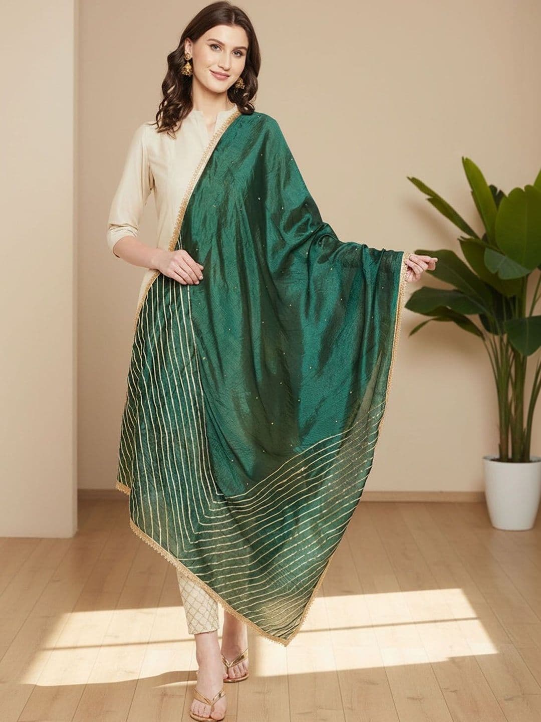 KALINI Women Embellished Dupatta - view 1