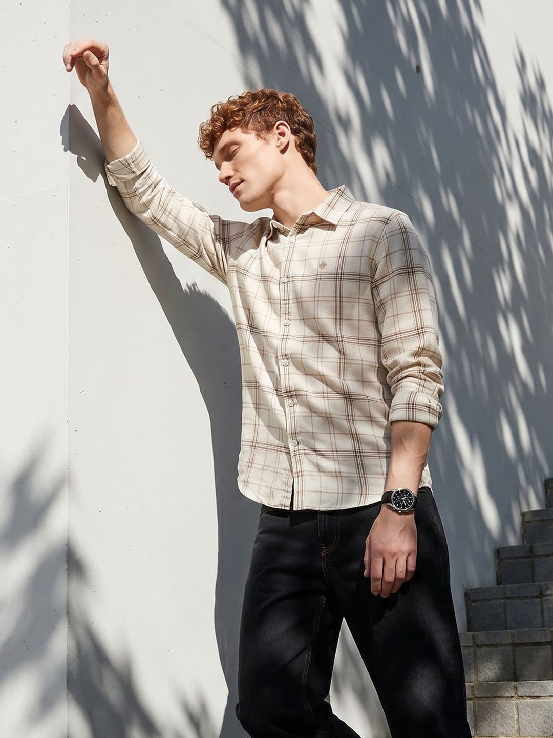 Mast & Harbour Checked Casual Shirt - view 1