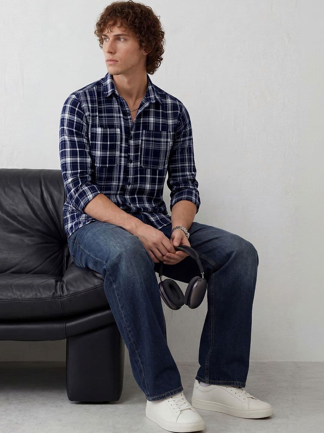 WROGN Men Comfort Checked Casual Shirt - view 1