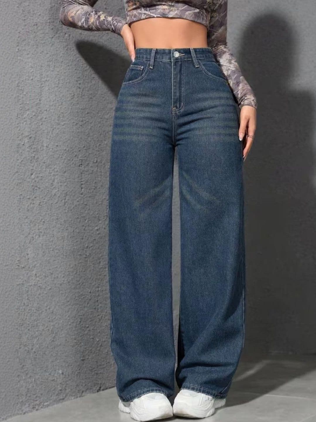 Nifty Women Wide Leg High-Rise Jeans - view 1