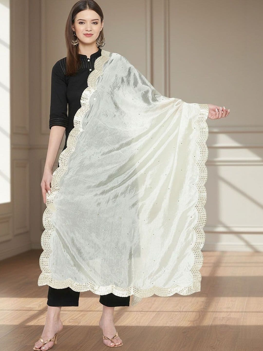 KALINI Women Embellished Dupatta - view 1