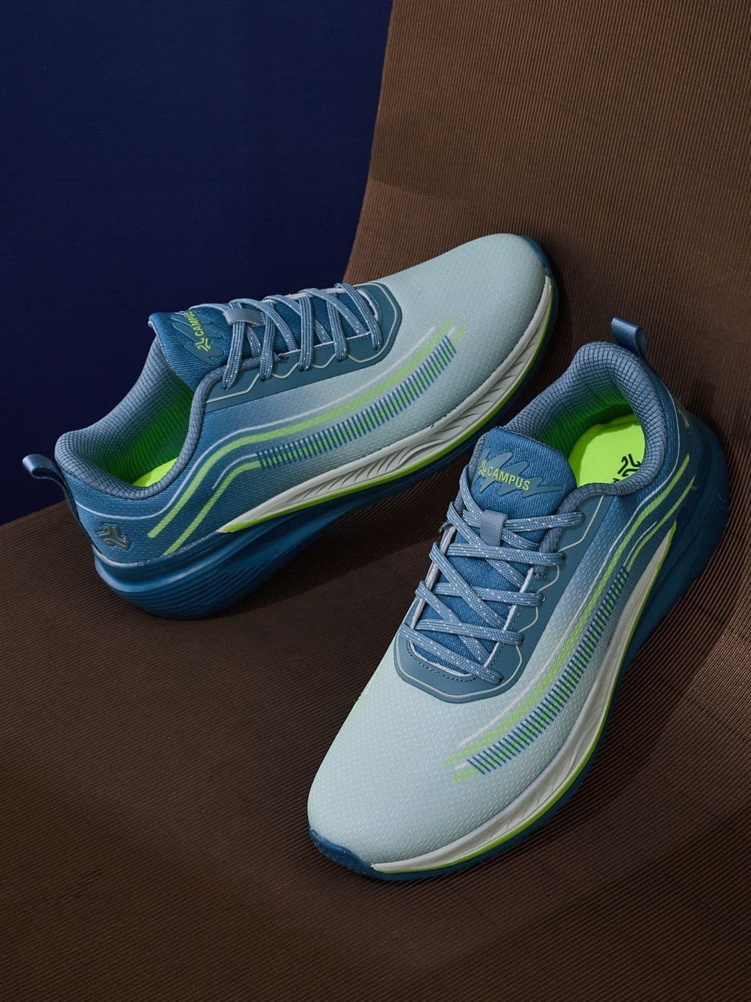 Campus PYNE Men Mesh Running Non-Marking Shoes - view 1